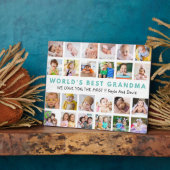 Die besten Großkinder der Welt 24 FotoCollage Fotoplatte (Seite)