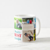 Die besten Großkinder der Welt 9 FotoCollage Kaffeetasse (VorderseiteRechts)