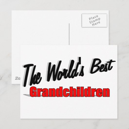 Die besten Großkinder der Welt Postkarte (Vorne/Hinten)