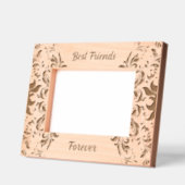 Die besten Grüße für Black Floral Wirbel Geätzte Rahmen (Links)