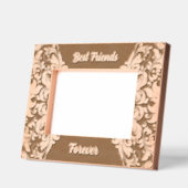 Die besten Grüße für Wirbel mit weißer Blüte Geätzte Rahmen (Links)