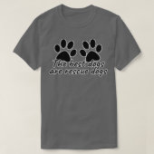 Die besten Hunde sind Rettungshunde T-Shirt (Design vorne)