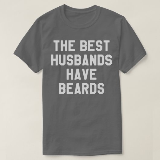 Die besten Husbands haben Bart-Bart-Geschenke für T-Shirt (Design vorne)