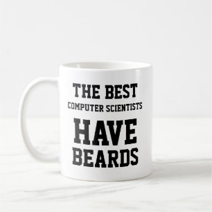Die besten Informatiker haben Beards Kaffeetasse