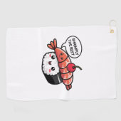 Die besten kawaii-Sushi Golfhandtuch (Horizontal)