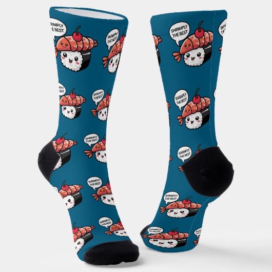 Die besten kawaii-Sushi Socken (Gewinkelt)