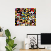 Die besten klassischen Monster-Filme Poster (Heimbüro)