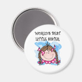 Die besten kleinen, finsteren Tshirts der brünette Magnet (Vorderseite/Rückseite)