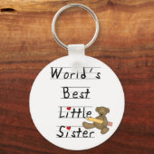 Die besten kleinen Schwester-Hemden und Geschenke Schlüsselanhänger (Vorderseite)