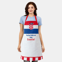 Die besten Köche kommen aus Kroatien! Erwachsene S Schürze