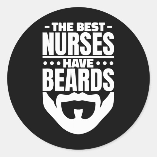Die besten Krankenschwestern haben Bezeichnungen Runder Aufkleber (Vorderseite)