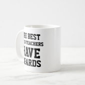 Die besten lateinischen Lehrer haben Bärte Kaffeetasse (Vorderseite Links)