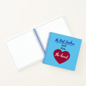 Die besten Lehrer lehren aus dem Herzen Notizblock (Innenseite)