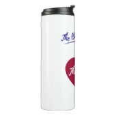 Die besten Lehrer lehren aus dem Herzen Thermosbecher (Nach links gedreht)