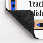 Die besten Lehrer sind Englischlehrer Mousepad (Ecke)