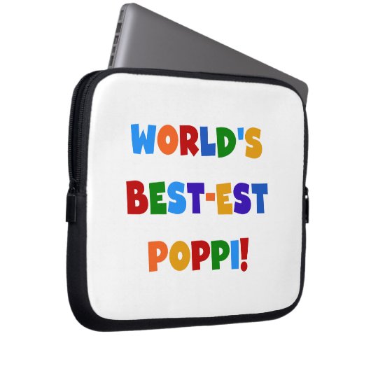 Die besten leuchtenden Farben der Welt für Poppi Laptopschutzhülle (Vorne Rechts)