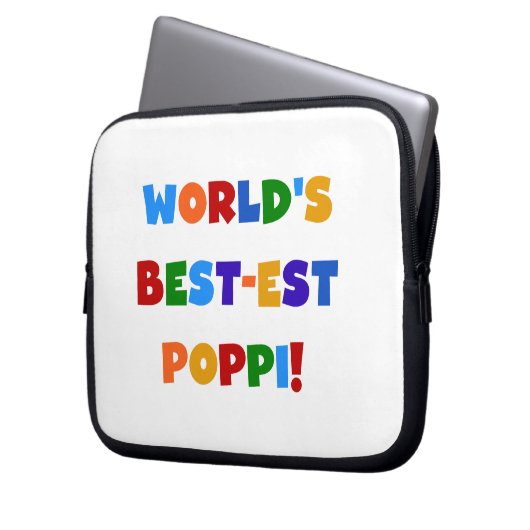 Die besten leuchtenden Farben der Welt für Poppi Laptopschutzhülle (Vorderseite Links)