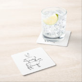 Die besten lustigen Vieh für Bauern Rechteckiger Pappuntersetzer (Vor Ort)