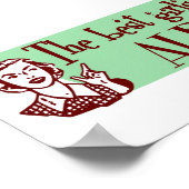 Die besten Mädchen kommen aus Albanien Poster (Ecke)