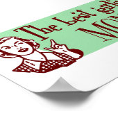 Die besten Mädchen kommen aus der Mongolei Poster (Ecke)