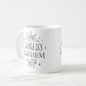 Die besten Mama-Mütter der schwarzen Welt Kaffeetasse (Vorderseite Links)