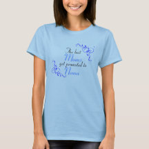 Die besten Mamas erhalten zum Nana-T - Shirt-Blau