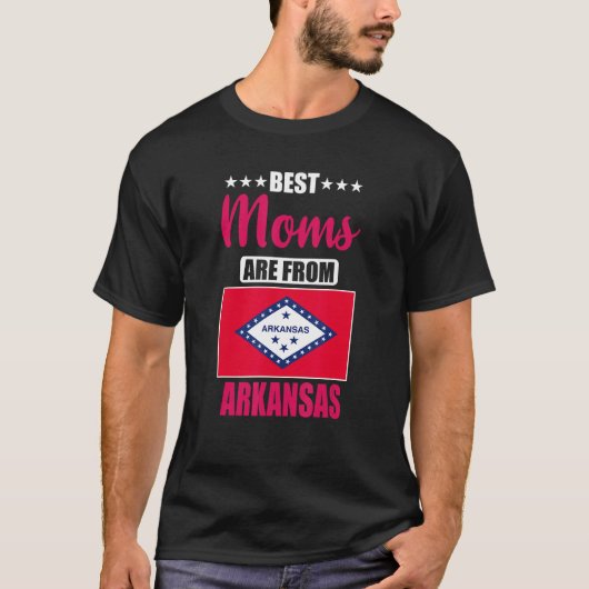 Die besten Mamas kommen aus Arkansas T-Shirt (Vorderseite)