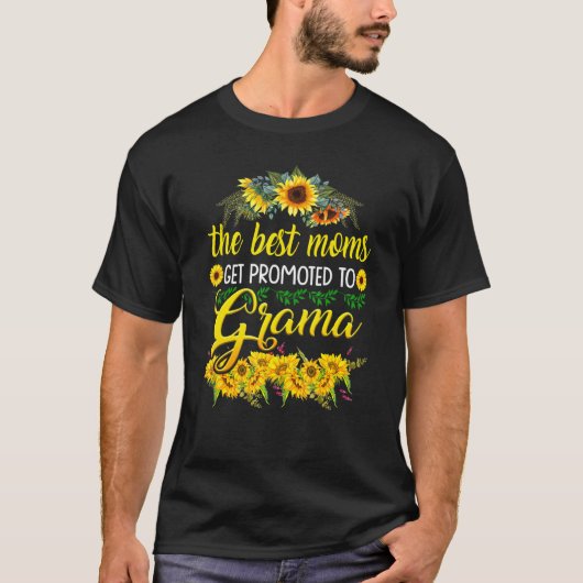 Die besten Mamas werden für Grama New Grama beworb T-Shirt (Vorderseite)