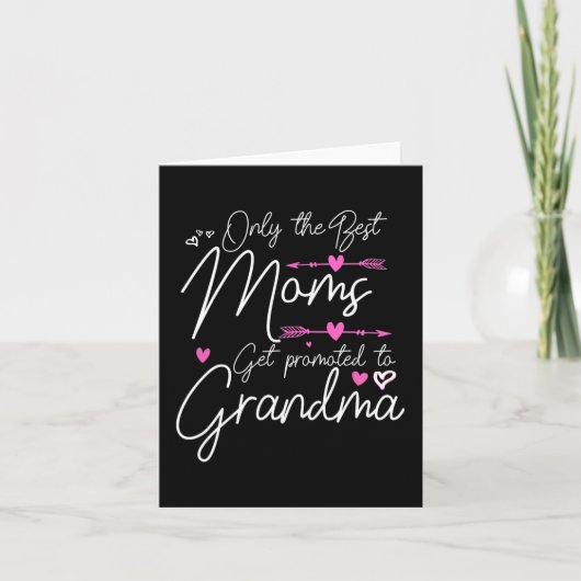 Die besten Mamas werden für Großgroßmutter Niedlic Karte (Vorderseite)