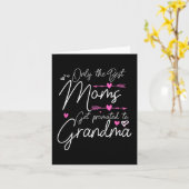 Die besten Mamas werden für Großgroßmutter Niedlic Karte (Gelbe Blume)