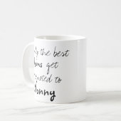 Die besten Mamas werden für Nonny Coffee Cup Tasse (Vorderseite Links)