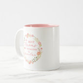 Die besten Mamas werden für Oma beworben Zweifarbige Tasse (Vorderseite Links)