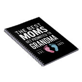 Die besten Mamas werden für Oma Est 2025 beworben Notizblock (Rechte Seite)