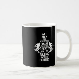 Die besten Männer gehen immer noch Ski fahren in i Kaffeetasse