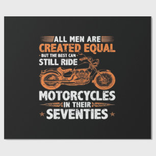 Die besten Männer können immer noch Motorrad fahre Geschenkpapier