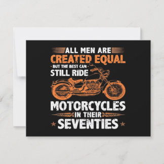 Die besten Männer können immer noch Motorräder fah