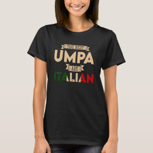 Die besten Männer sind Italienische Fahne Papa T-Shirt