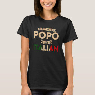 Die besten Männer sind Italienische Fahne Papa T-Shirt