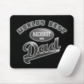 Die besten Maschinen und Vater der Welt Mousepad (Mit Mouse)