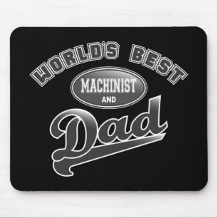 Die besten Maschinen und Vater der Welt Mousepad