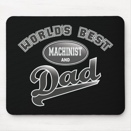 Die besten Maschinen und Vater der Welt Mousepad (Vorne)