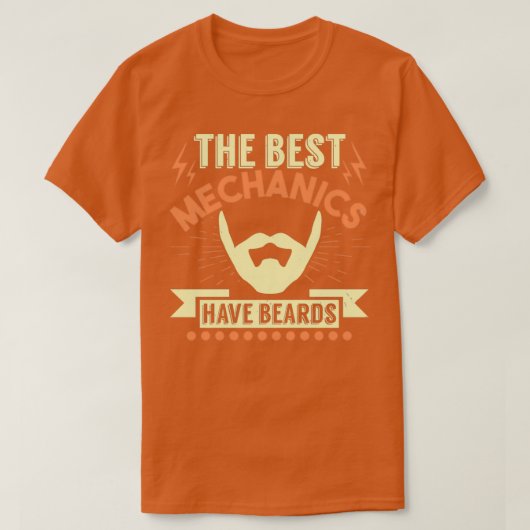 Die besten Mechaniker haben Bärte 2 T-Shirt (Design vorne)