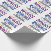 Die besten Meteorologen sind aus Superzellen Geschenkpapier (Ecke)