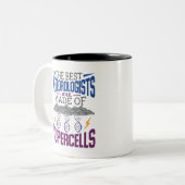 Die besten Meteorologen sind aus Superzellen Zweifarbige Tasse (Vorderseite Links)