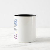 Die besten Meteorologen sind aus Superzellen Zweifarbige Tasse (Mittel)