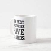 Die besten Militärs haben Bärte Kaffeetasse (Vorderseite Links)