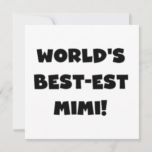 Die besten Mimi-Black-Text-T - Shirt und Geschenke