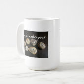 Die besten Mitarbeiter aller Zeiten Kaffeetasse (Vorderseite Links)