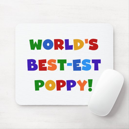 Die besten Mohngeschenke der Welt in hellen Farben Mousepad (Mit Mouse)