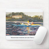 Die besten Momente der Natur werden von einem Mousepad (Mit Mouse)